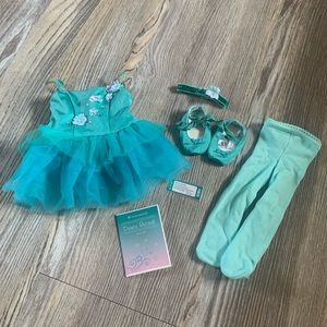 AG  Truly Me 2016 Aqua OMBRE Ballet Outfit Retired